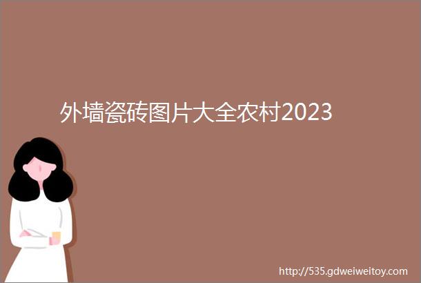 外墙瓷砖图片大全农村2023